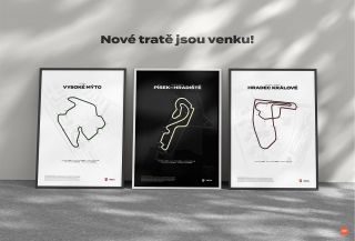 Nové tratě jsou venku! Check out czechracingposters.com a udělejte si radost :) #vysokemyto #pisek #hradeckralove...
